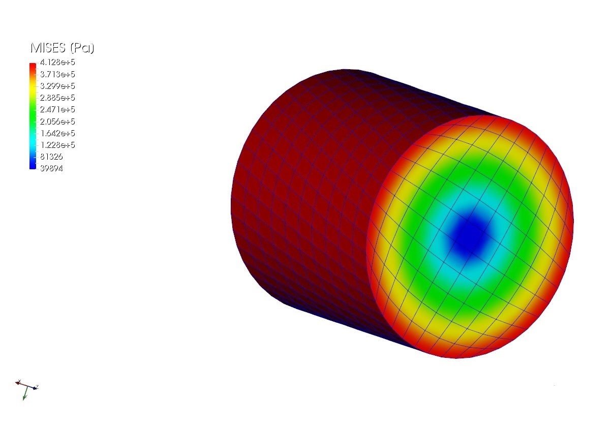 Simdroid 结构非线性测试：橡胶短柱的扭转大变形