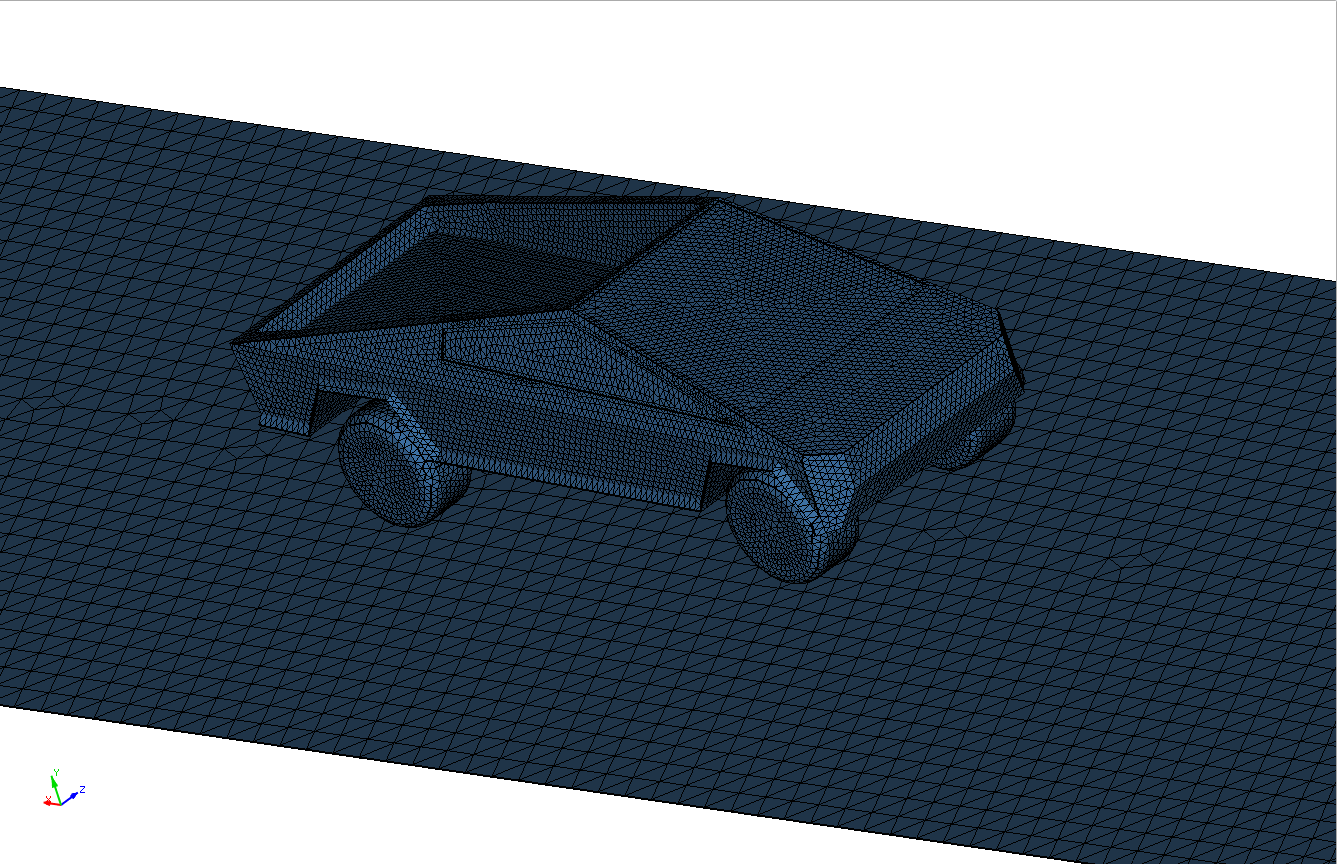 基于Simdroid解读特斯拉Cyber-truck革新外形下的空气动力学特性的图5