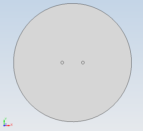 恒定磁场平行平面两圆截面单线圈