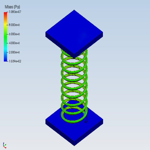 压缩弹簧结构分析app