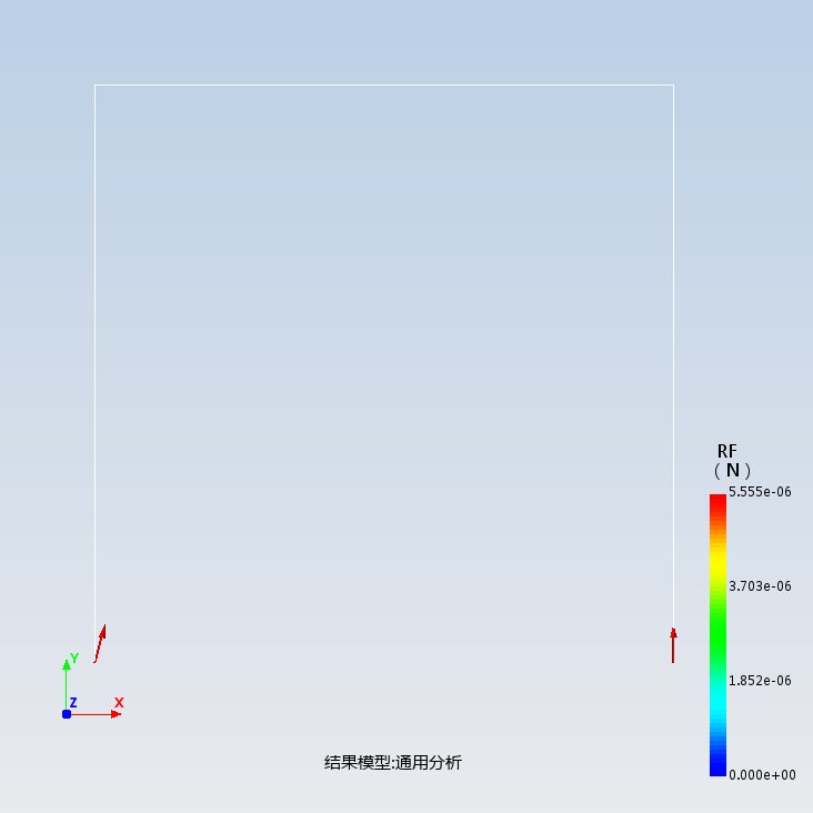 结构力学-均匀温度变化下刚架位移分析