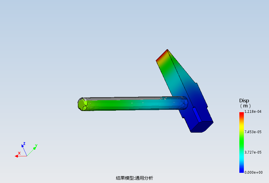 鸭嘴锤受力分析模型