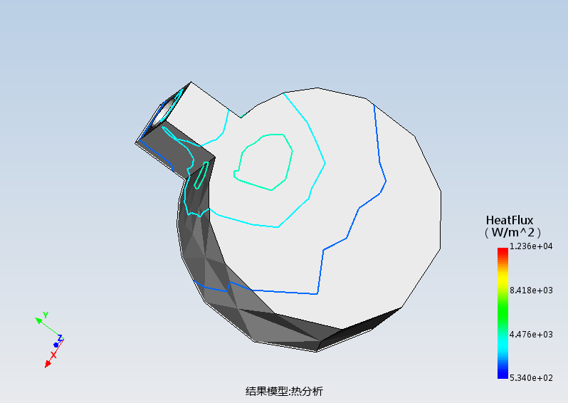 喷嘴热流温度传导的稳态分析