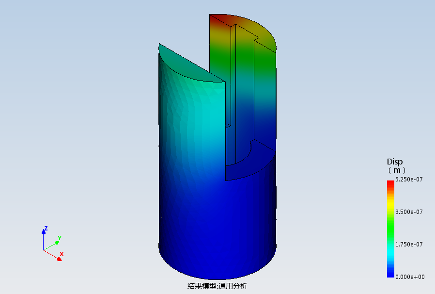 半连器受力分析模型