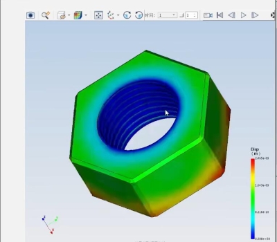 螺母的静力学分析