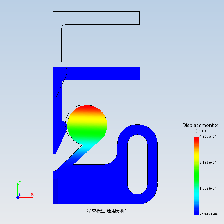 高分子材料-塑料卡扣插入卡槽过程分析