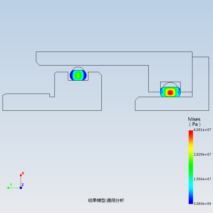 高分子材料-活塞与活塞杆用O型密封圈受力分析