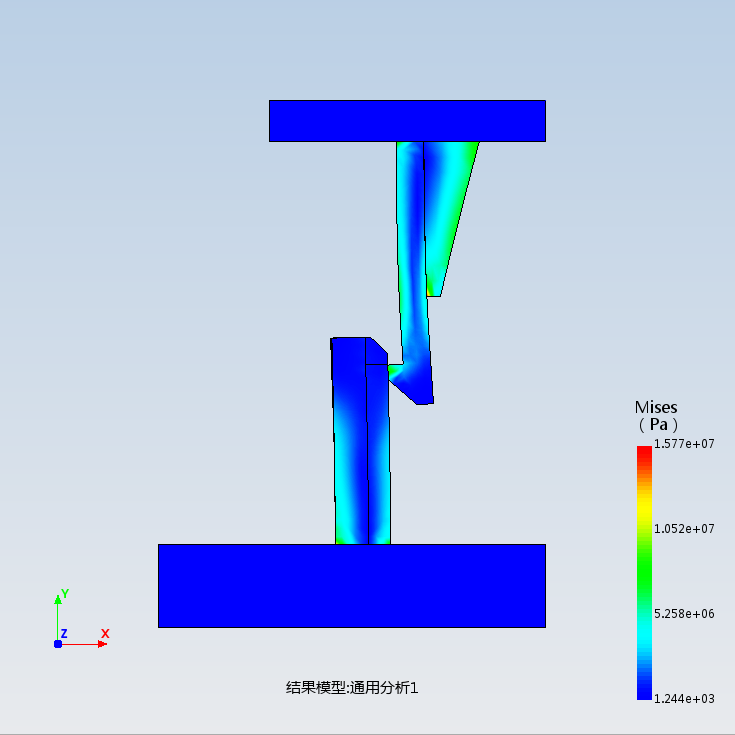 高分子材料-直臂卡扣插入卡槽受力分析