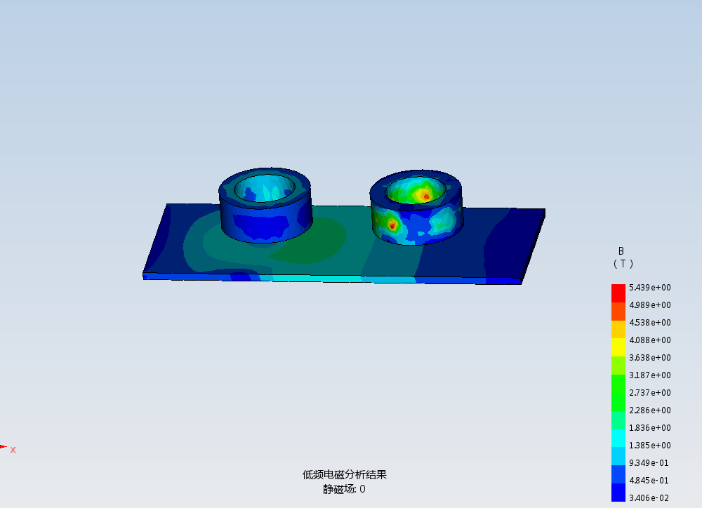 低频电磁分析-双绕组线圈静磁场分析